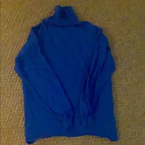 Blue long  sleeve turtle neck